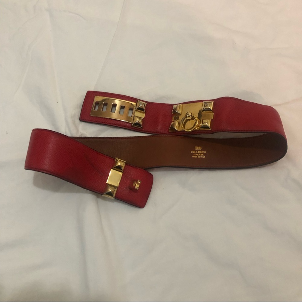 Cellerini Firenze Red Belt. Sz S